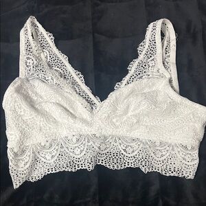 SO White Lace Bralette